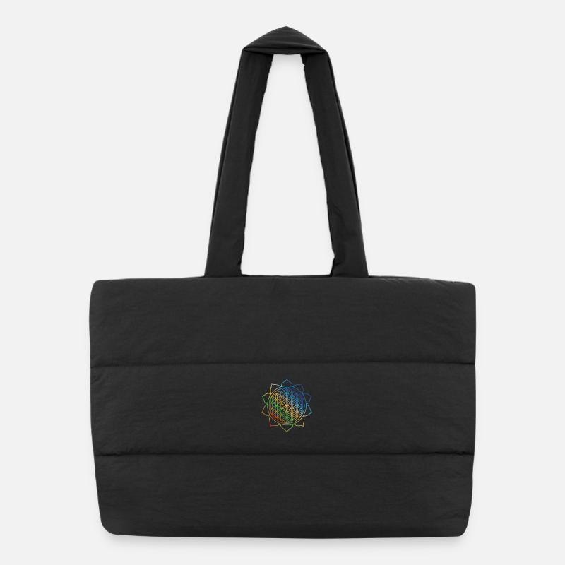 Mindfulness Affirmation Awareness of Psychological Puffer Shopping Bag