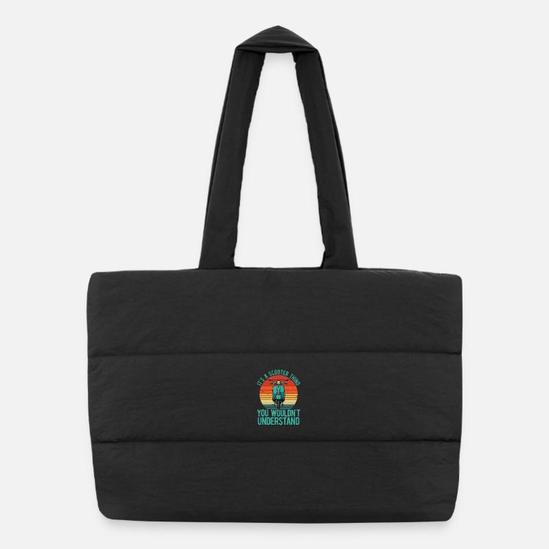 C’est un truc de scooter Amateur de moto Scooter Sac shopping matelassé