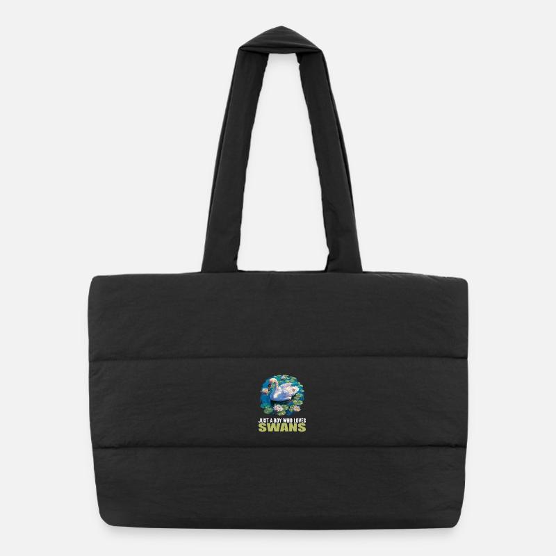 Swans Swan Puffer Shopping Bag