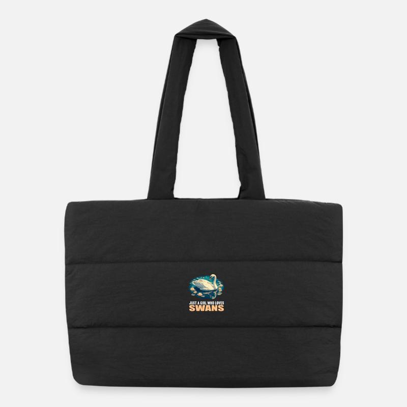 Swans Swan Puffer Shopping Bag