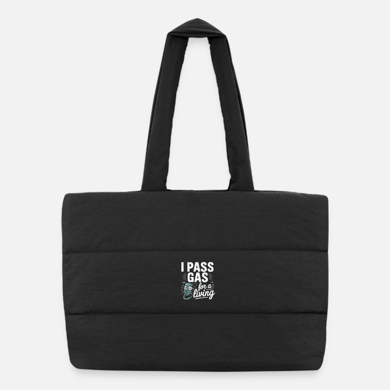 Motivating Nurse Graphic Puffer Shopping Bag