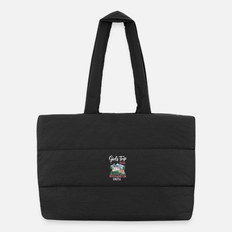 Voyage entre filles 2026 Château de Neuschwanstein Sac shopping matelassé