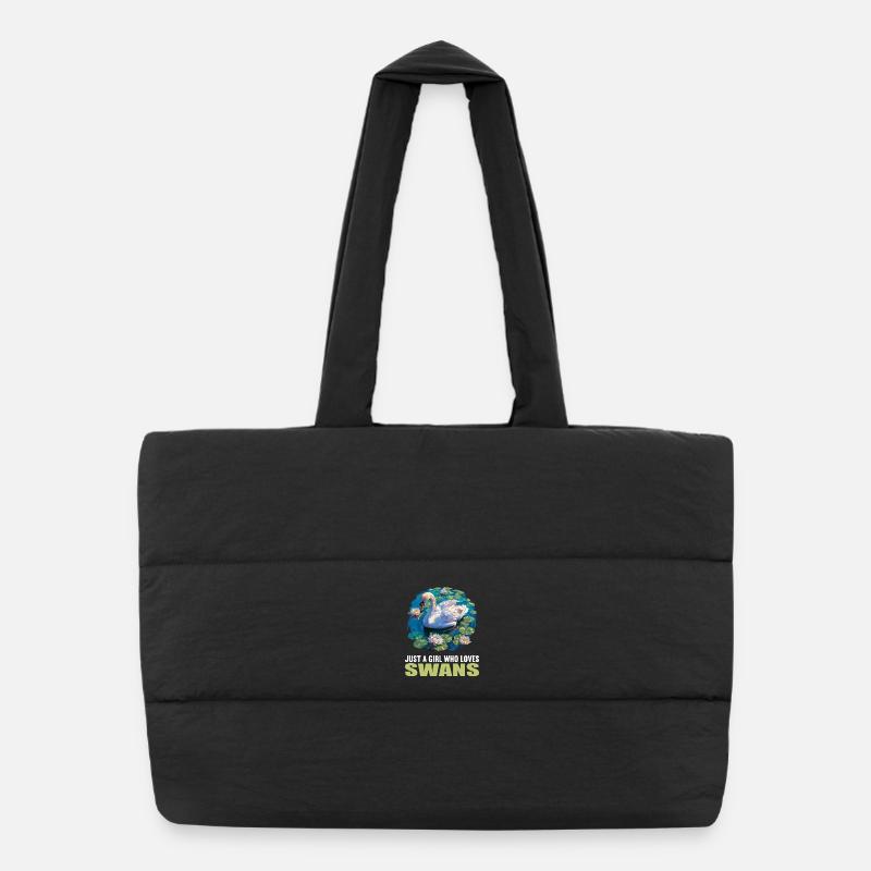 Swans Swan Puffer Shopping Bag