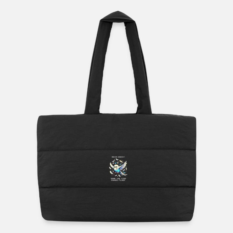 Quête principale : Apprivoiser les peluches du chaos | Perruche Sac shopping matelassé