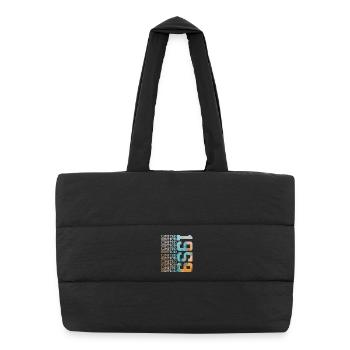 ÉDITION LIMITÉE 1959 67 ANS 67E ANNIVERSAIRE - Sac shopping matelassé - noir - Devant