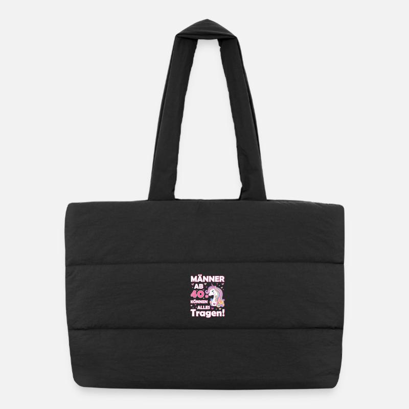 Les hommes de plus de 40 ans peuvent porter n’importe quoi pour leur 40e anniversaire Sac shopping matelassé