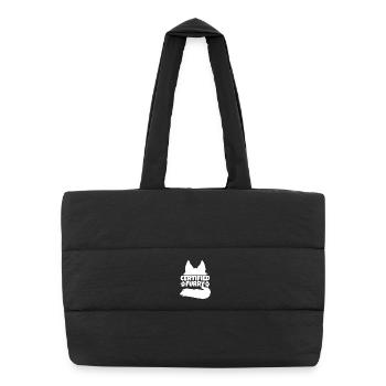 Certified furry - Puffer Shopping Bag - black - Front