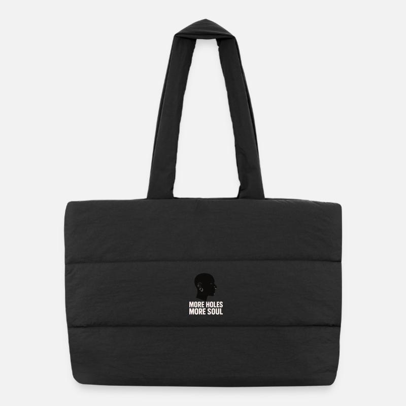 Piercing Addict Body Mod Enthusiast Puffer Shopping Bag