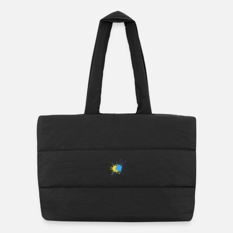 Conception créative de frappe de couleur Sac shopping matelassé