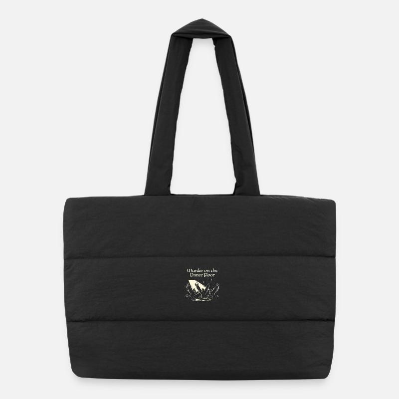 Meurtre sur la piste de danse Corbeaux Sac shopping matelassé