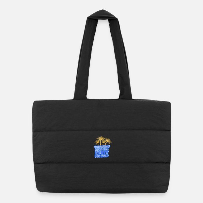 Paraguay as a holiday Puffer Shopping Bag