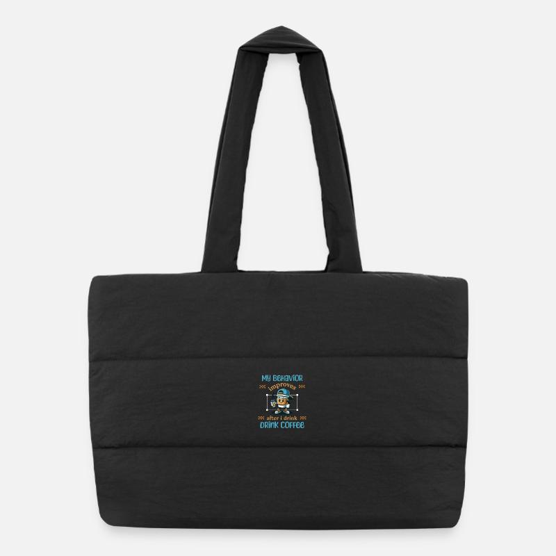 Proud ABA therapist with heart Puffer Shopping Bag