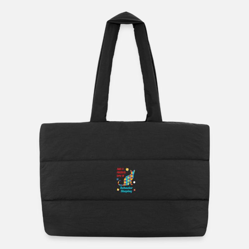 Amour, Acceptation, Autisme Pouvoir Sac shopping matelassé