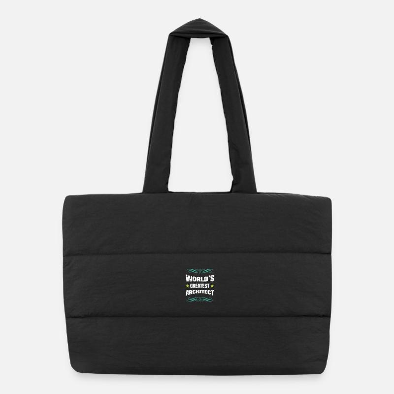 Le meilleur architecte du monde Sac shopping matelassé