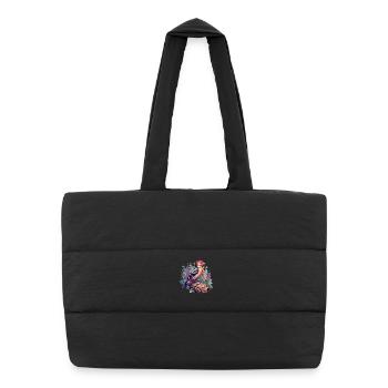Pic Pic - Sac shopping matelassé - noir - Devant