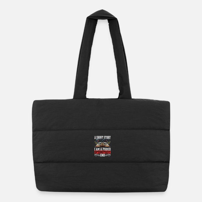 Optométriste Une courte histoire Je suis un ophtalmologiste fier Sac shopping matelassé
