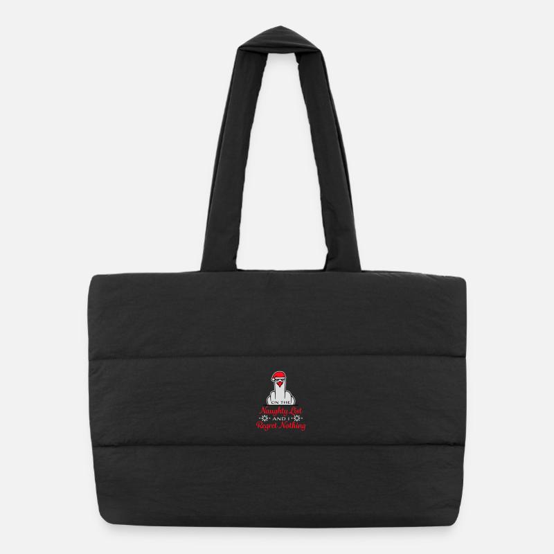 Sur la liste des vilains et je ne regrette rien Böse Möwe Sac shopping matelassé