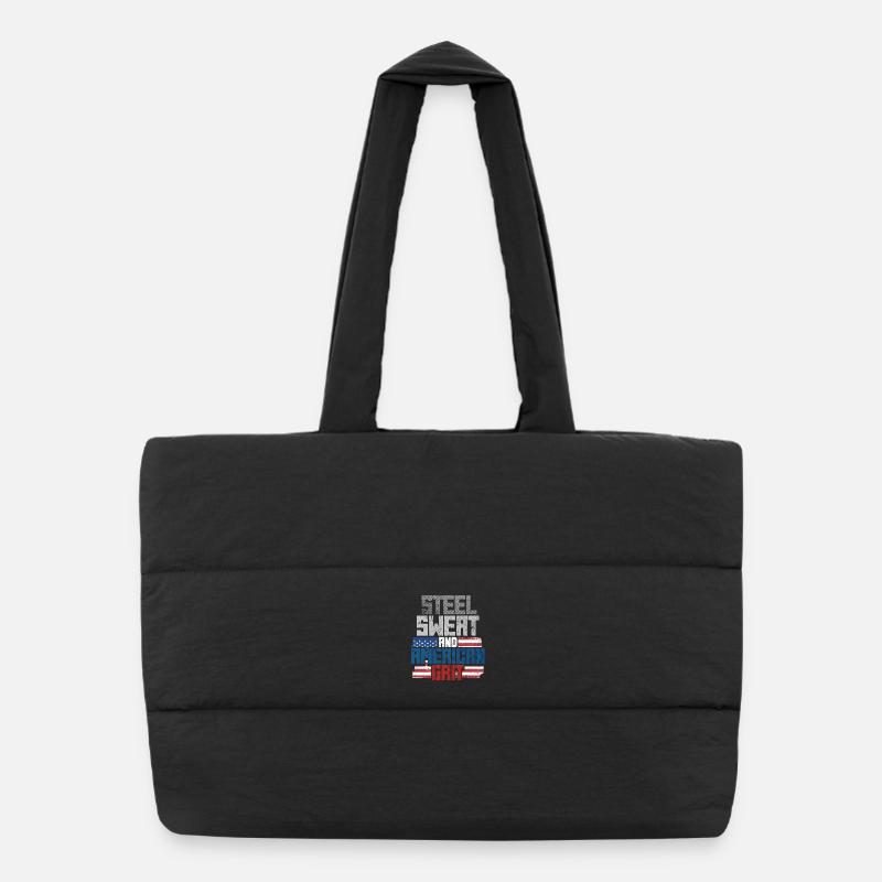 Military Mechanic Puffer Shopping Bag