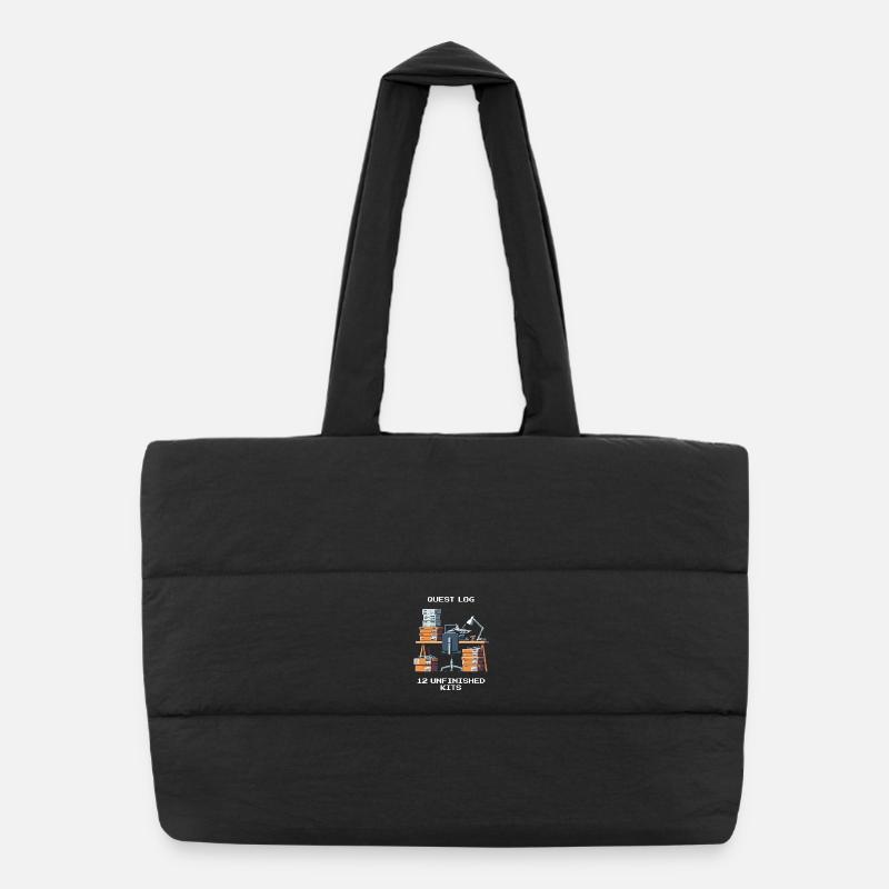 Quest Log: 12 Unfinished Kits | Model making Puffer Shopping Bag