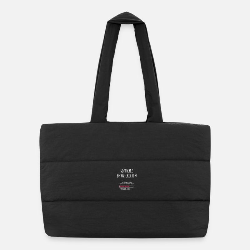 Développeur de logiciels Informatique Études Profession Sac shopping matelassé