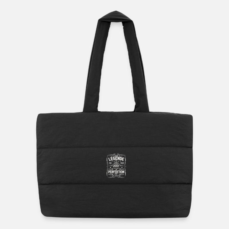 18th Birthday Legend November Vintage 2007 Puffer Shopping Bag