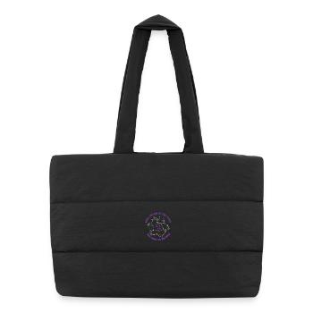 Humanité Égalité Plus de chaînes sur la table - Sac shopping matelassé - noir - Devant