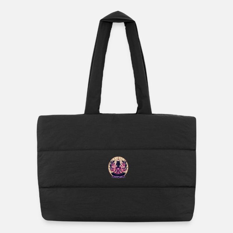 Mon âme ronronne - Chat mystique Sac shopping matelassé