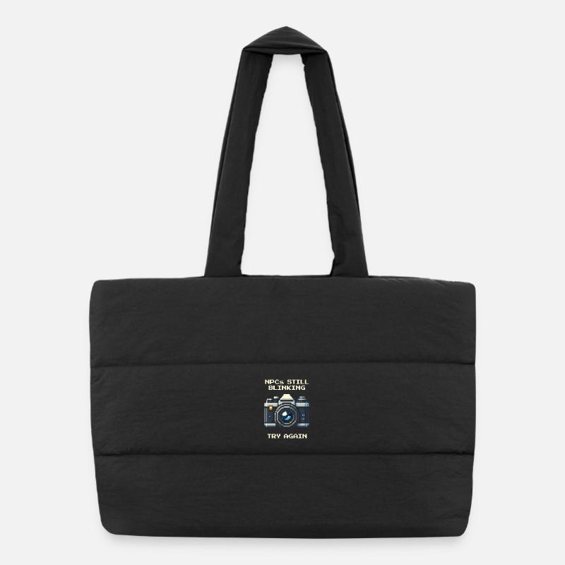 Le PNJ clignote toujours | Réessayez, portrait Sac shopping matelassé