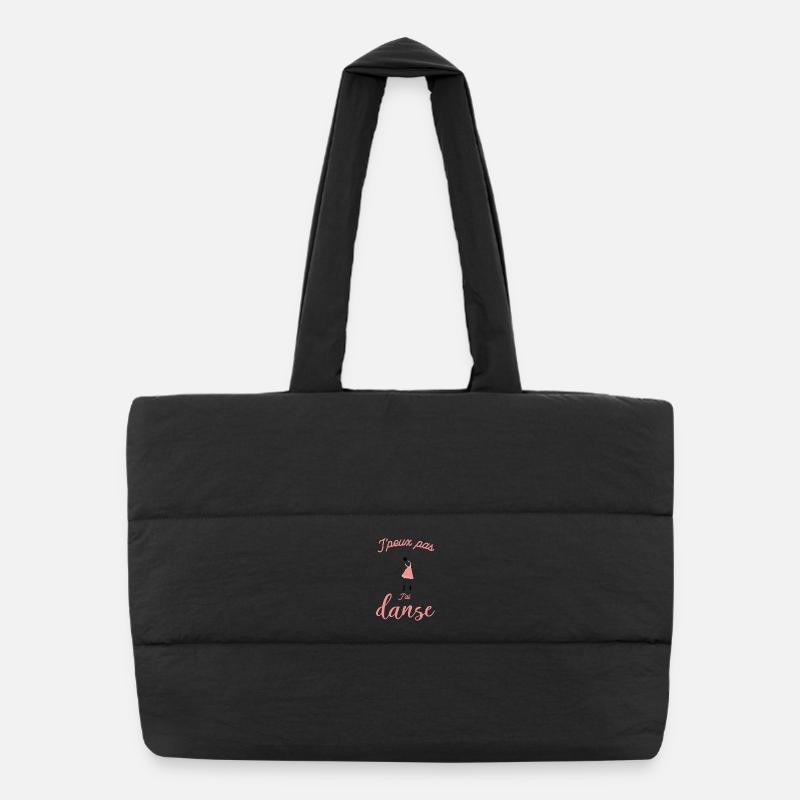 Jpeux pas J'ai Danse Sac shopping matelassé