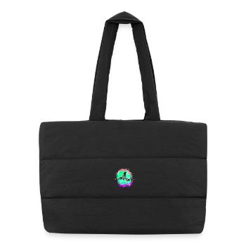 Planche à neige - Sac shopping matelassé - noir - Devant