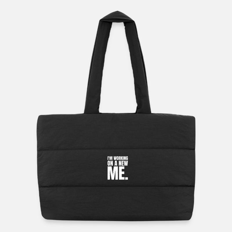 I'm working on a new me Puffer Shopping Bag