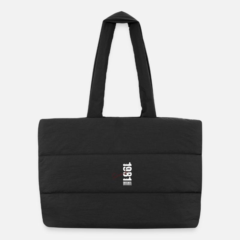 44e anniversaire Original Décembre Né en 1981 Sac shopping matelassé