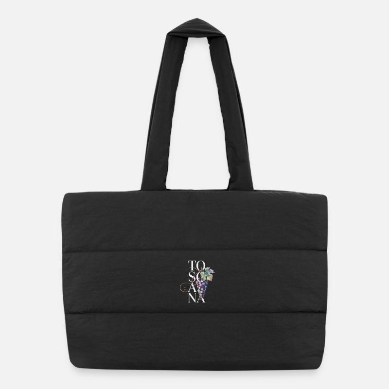 TOSCANA – Raisins Sac shopping matelassé