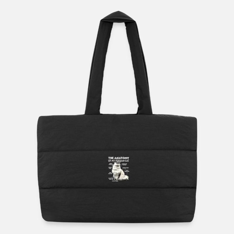 Persian Cats T | Persian Cat Cats Persian Cat Puffer Shopping Bag
