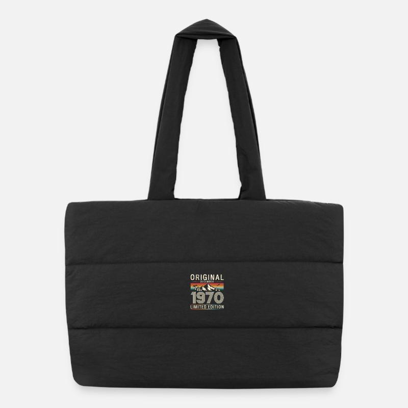 55e anniversaire Original Décembre Né en 1970 Sac shopping matelassé