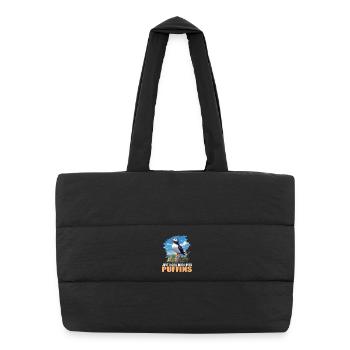 Puffin Papageientaucher - Puffer-Einkaufstasche - Schwarz - Vorne