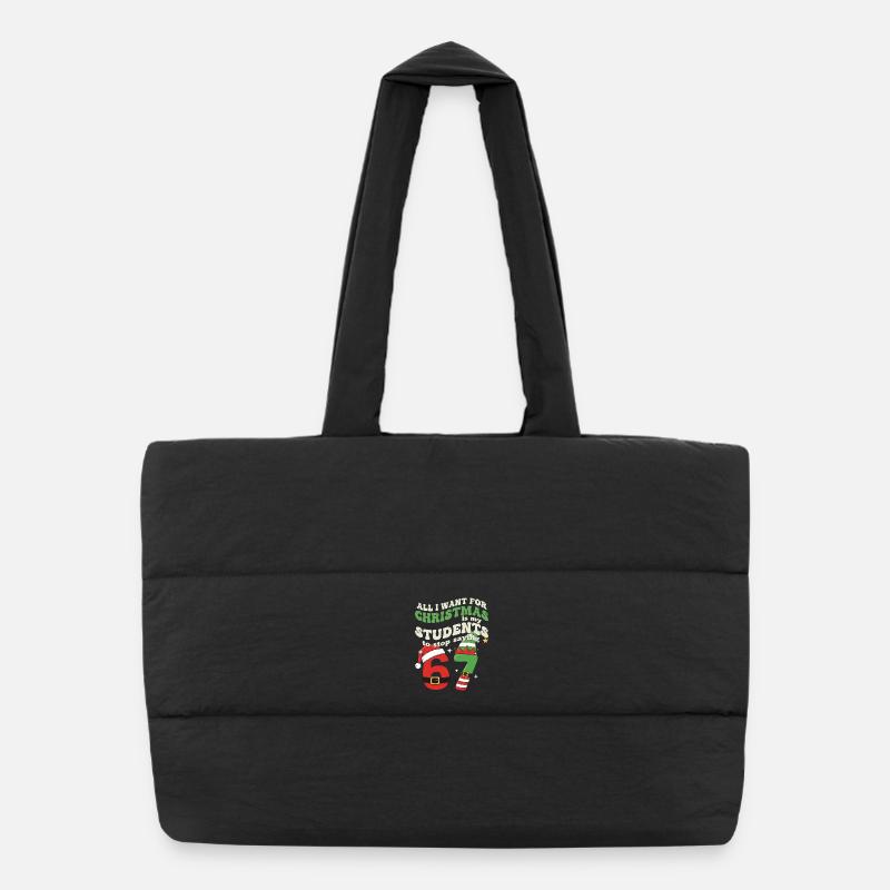 Professeur drôle : Les élèves arrêtent de dire 6 7 Cool Sac shopping matelassé