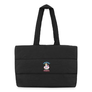 UMMANZ MY WELLNESS PARADISE Fun - Puffer Shopping Bag - black - Front
