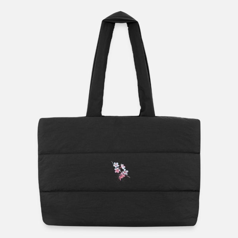 Succursale d’art bug de Cherry Blossoms Sac shopping matelassé