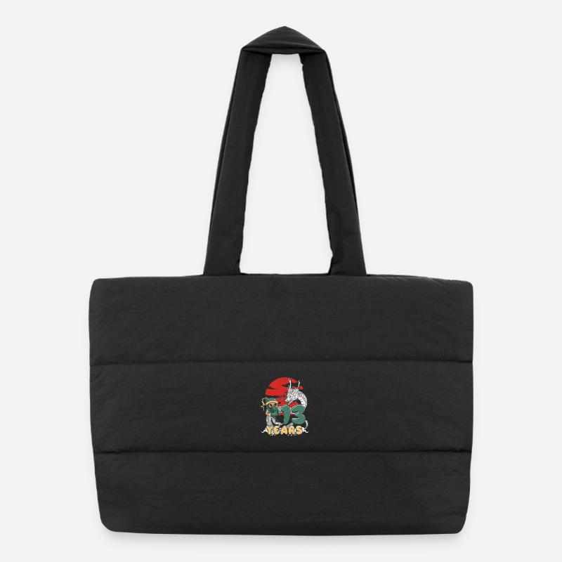 Anniversaire du Dragon Ninja Sac shopping matelassé