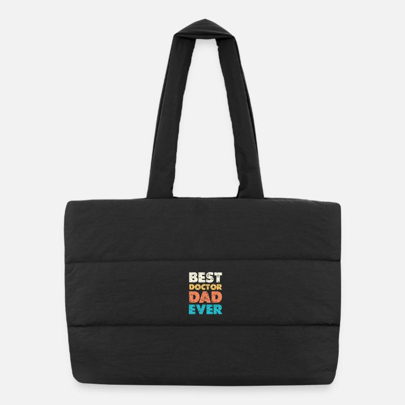 Meilleur Père Médecin de Tous les Temps Sac shopping matelassé