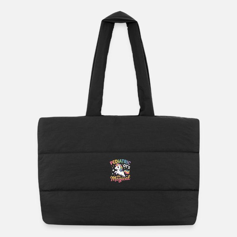 Pediatrics Magical Unicorn Puffer Shopping Bag