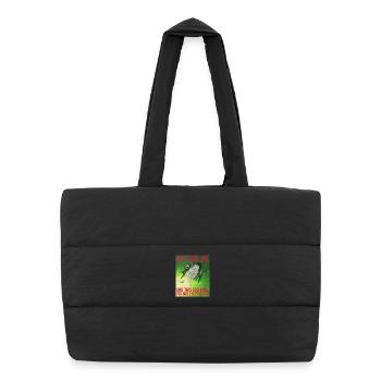 THIS GOO WALL YOU BUILT BETWEEN US - Puffer Shopping Bag - black - Front