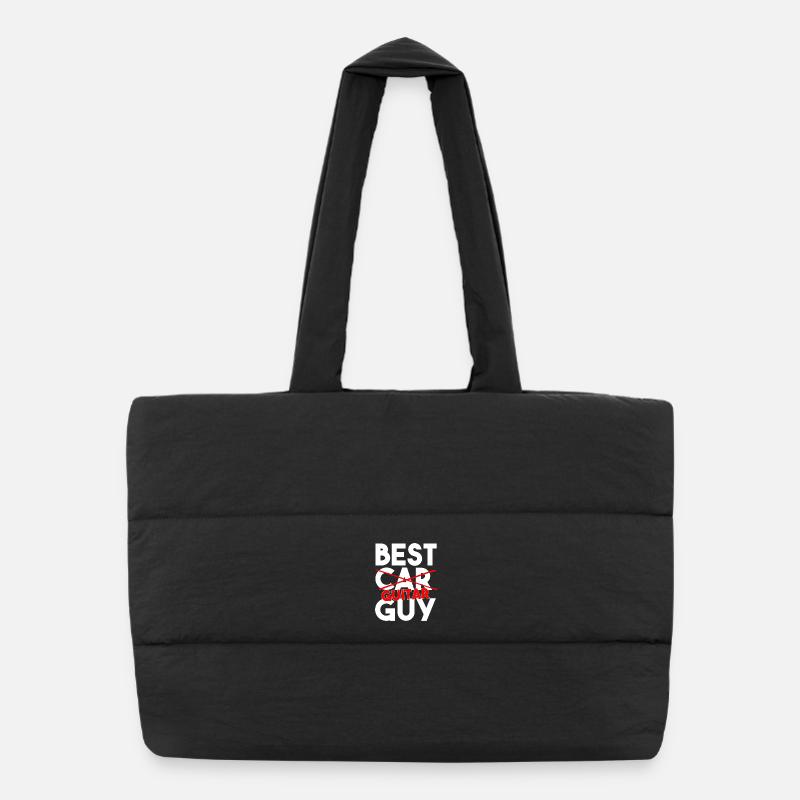 Best Guitar Guy Ever Musician Band Guitar Player  Puffer Shopping Bag