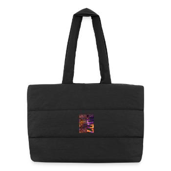 19TH BIRTHDAY LIMITED EDITION 2007 - Puffer Shopping Bag - black - Front