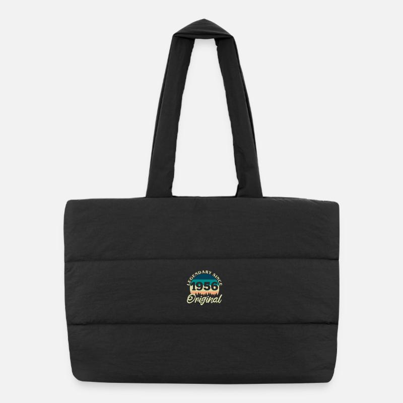 1956 Vintage Retro Original Geburtstagsgeschenk Puffer-Einkaufstasche