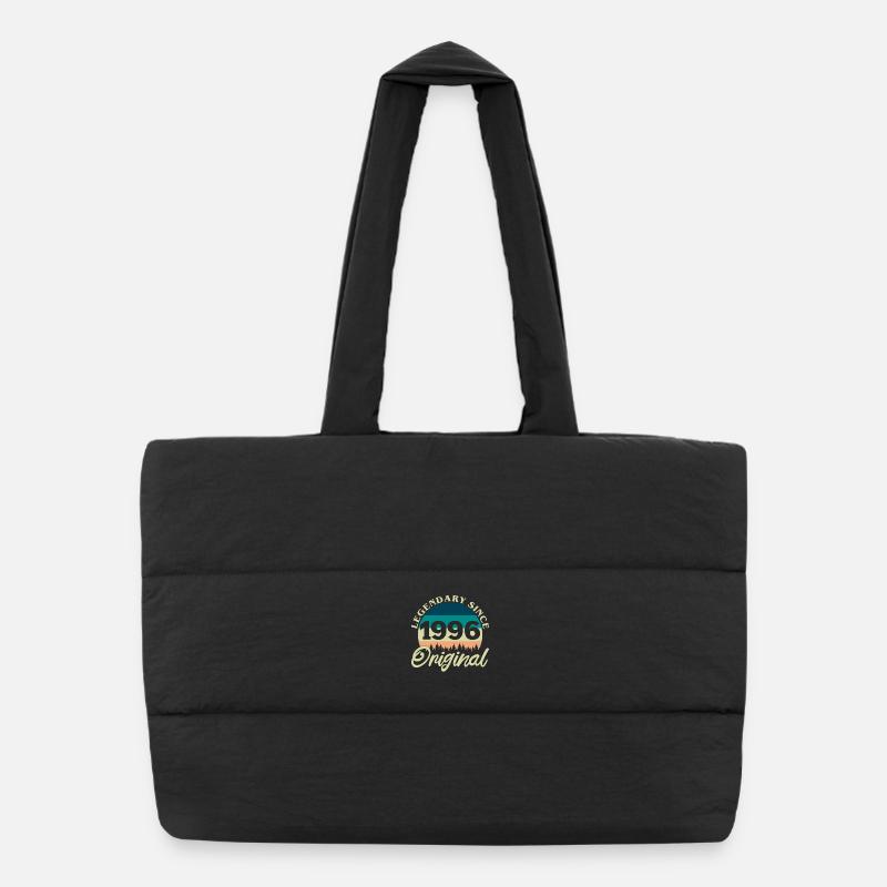 1996 Vintage Rétro Original Cadeau d'anniversaire Sac shopping matelassé