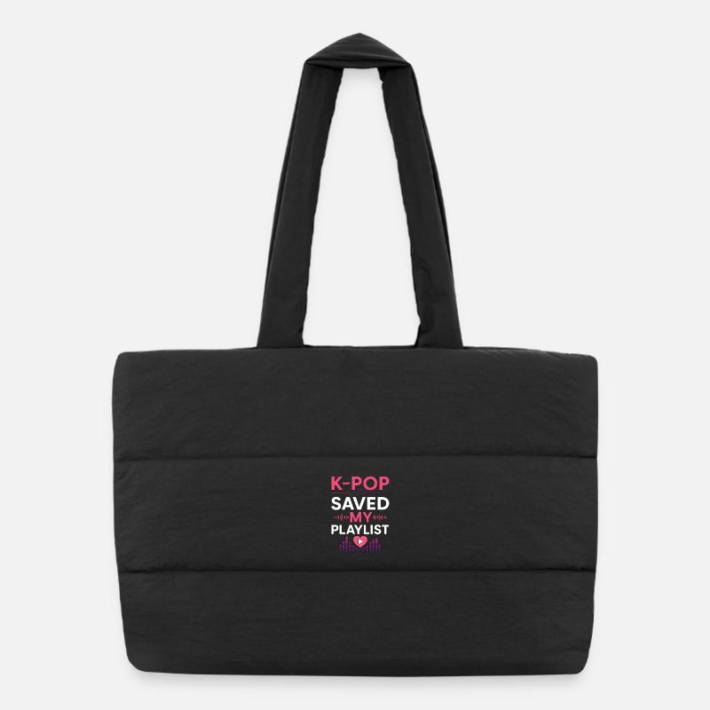 Le K-Pop a sauvé ma playlist Sac shopping matelassé