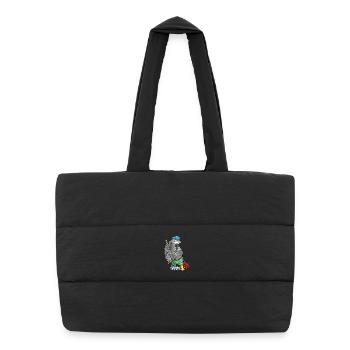 Parrot Cleaner Mop Cleaning - Puffer Shopping Bag - black - Front