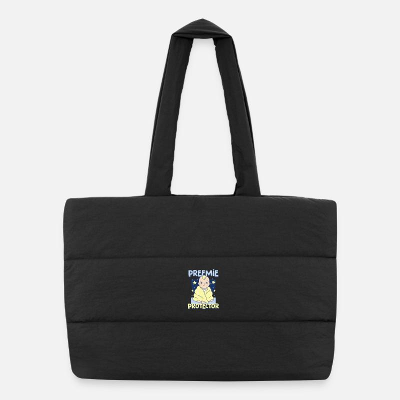 NICU Nurse Puffer Shopping Bag
